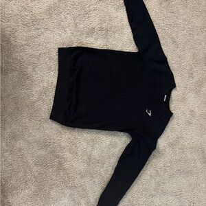 Gymshark Black Long Sleeve Top